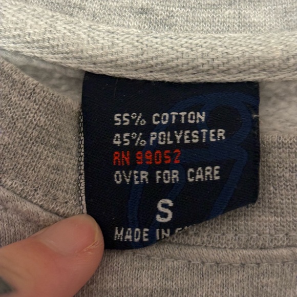 Ariana Grande Merch Best Mistake Gray Crewneck Sweatershirt - Picture 4 of 4